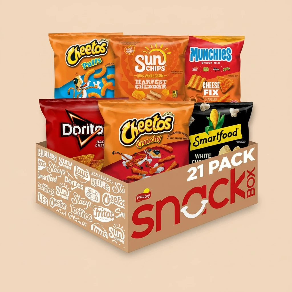 Frito-Lay Cheesy Mix Variety Pack (Pack of 21)