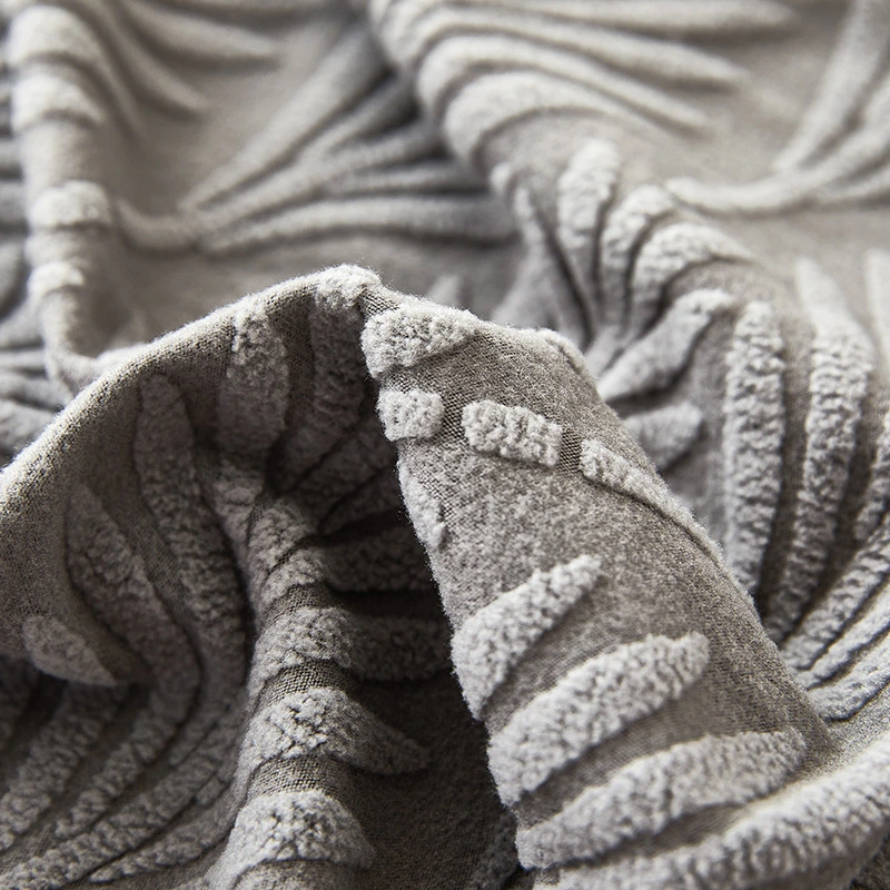 Simple Japanese Three-dimensional Jacquard All-inclusive Bedside Cover