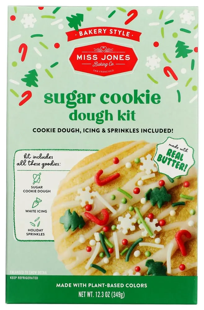 MISS JONES BAKING CO Sugar Cookie Dough Kit, 12.3 OZ