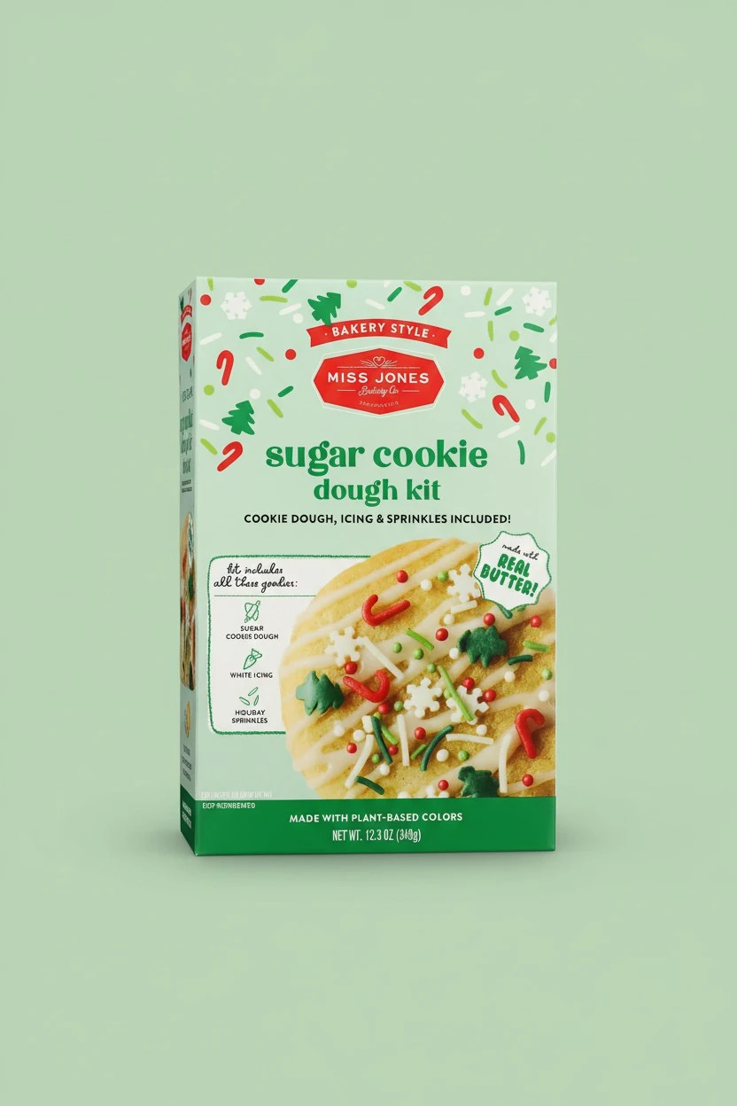 MISS JONES BAKING CO Sugar Cookie Dough Kit, 12.3 OZ