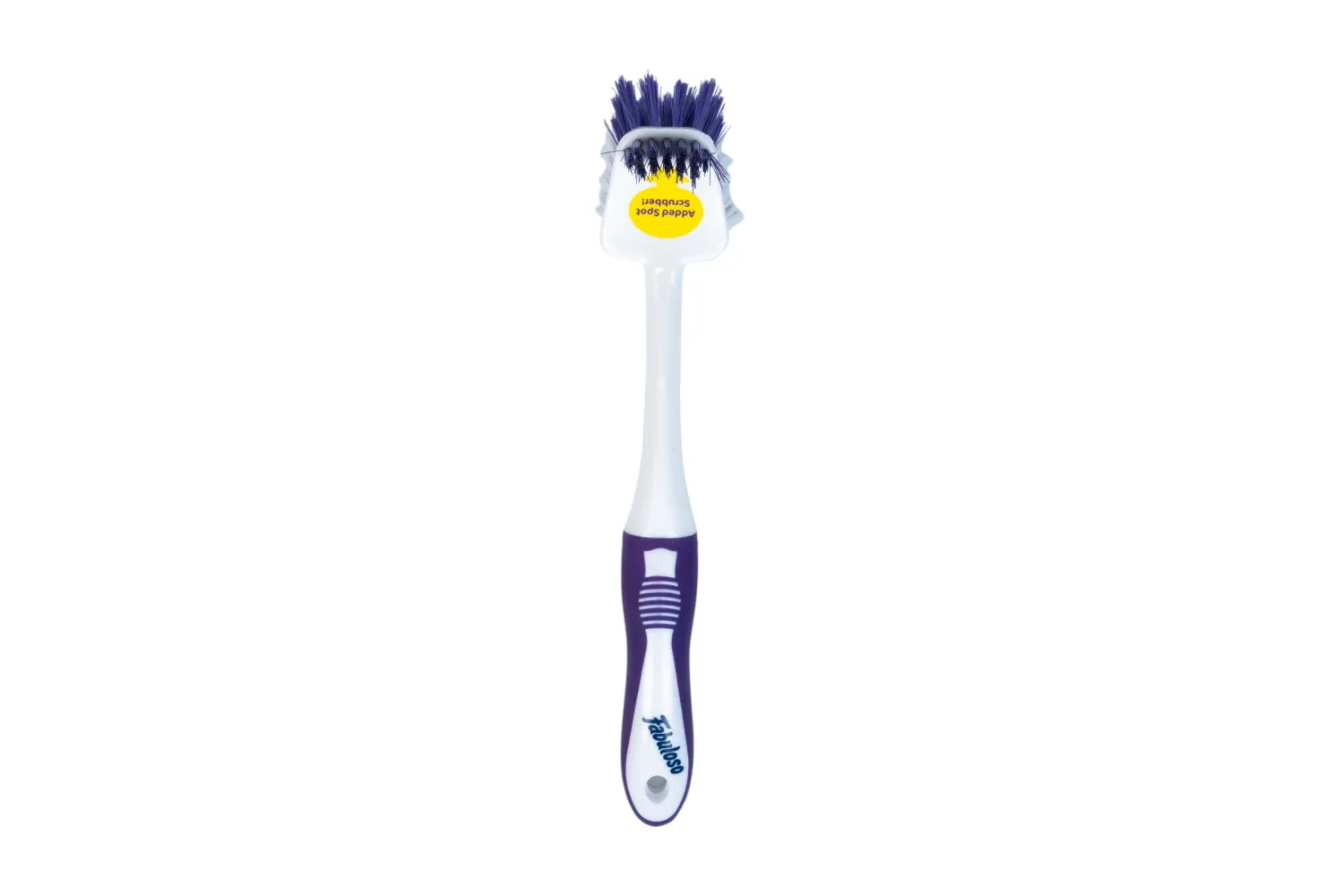 Fabuloso Tile Brush with Spot Scrubber – Bathroom Cleaning Brush with Medium Bristles, Shower Scrubber, and Hanging Hole