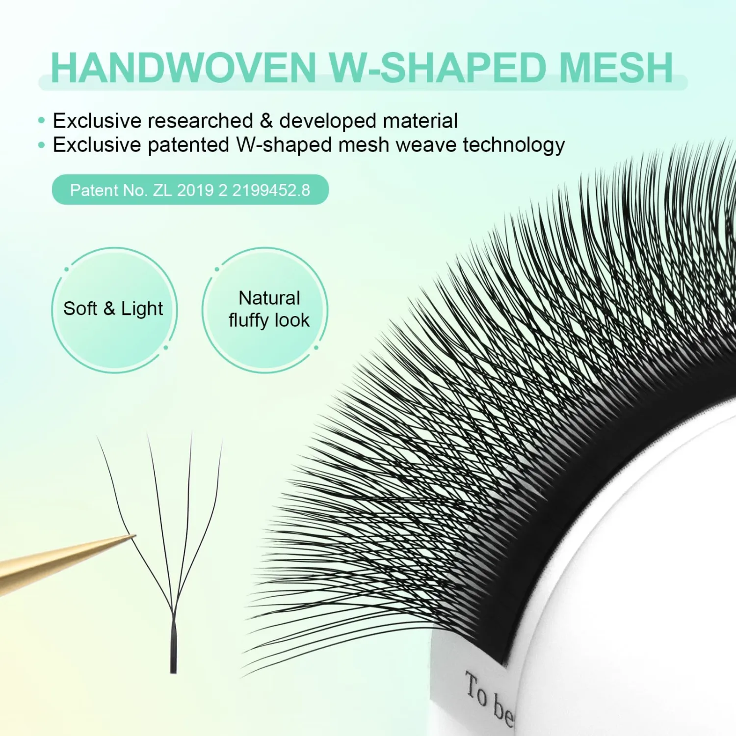 NAGARAKU W Eyelash Extension 4D Volume Premade 0.07mm D curl 17mm Faux Mink Matte Black Cluster Easy Fanning yy Eye Lashes