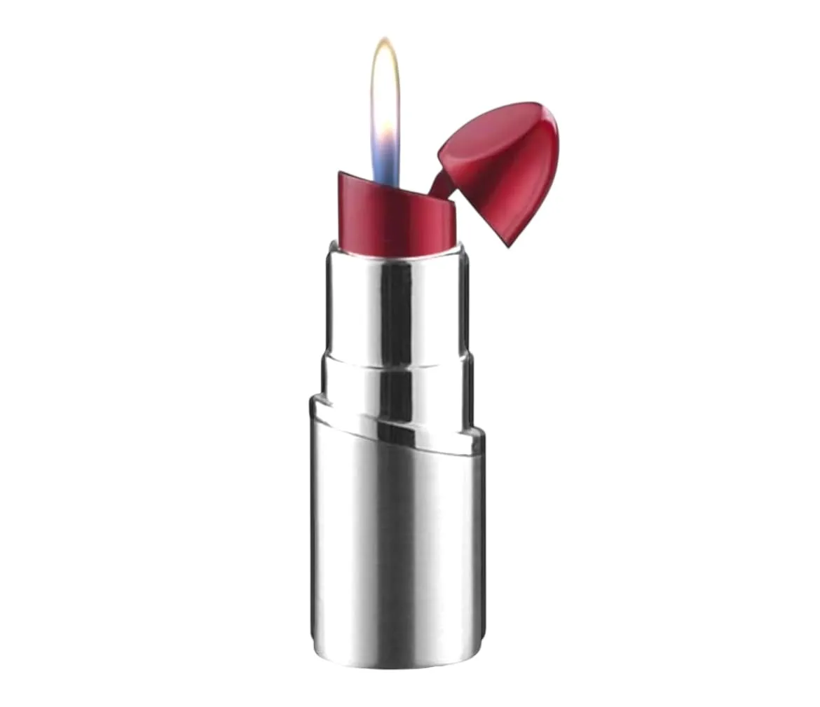 NIVEK Lipstick Lighter Kitty KT Cat Kawaii Kulomi Melody Bunny Rabbit Collectable (Silver)