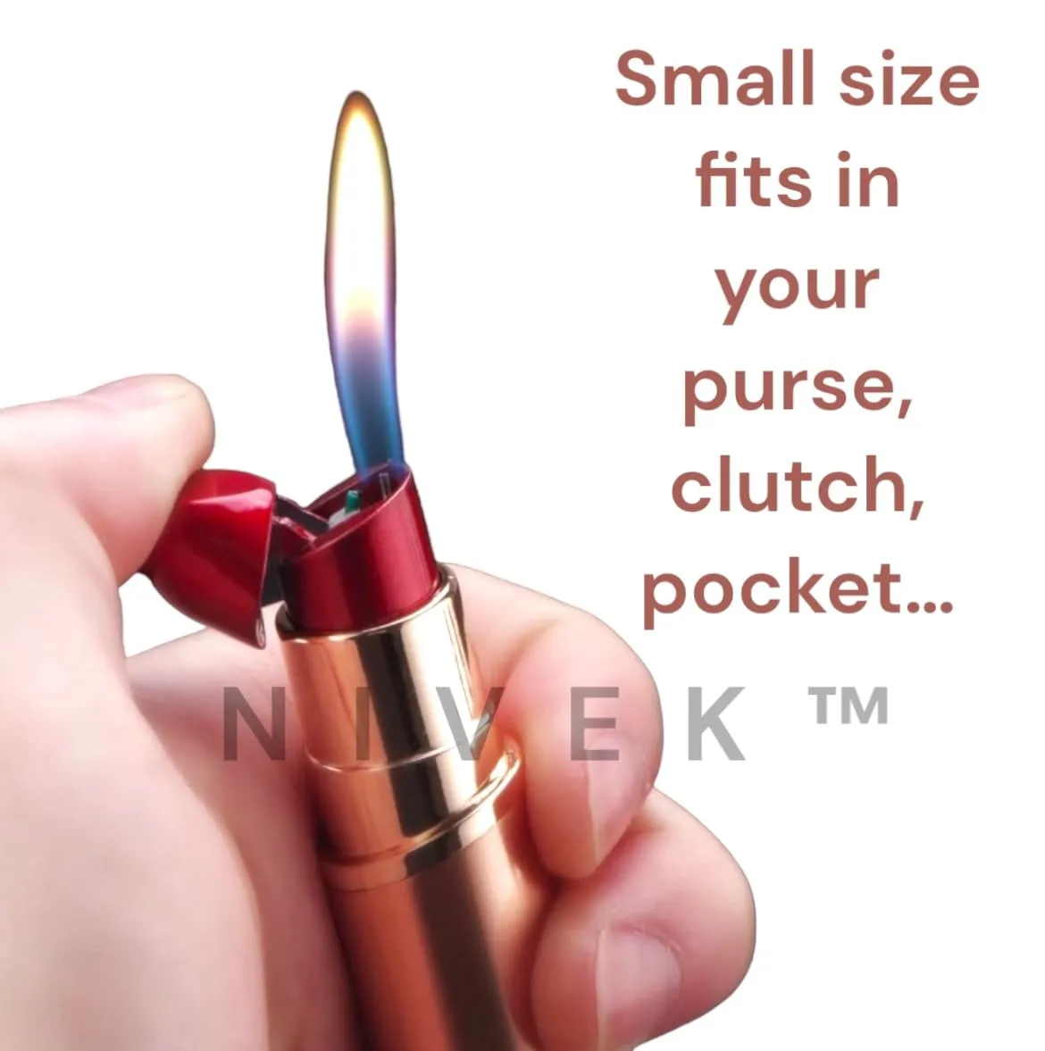 NIVEK Lipstick Lighter Kitty KT Cat Kawaii Kulomi Melody Bunny Rabbit Collectable (Silver)