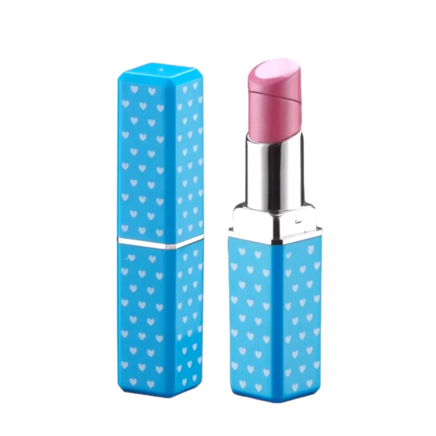 NIVEK Lipstick Lighter Kitty KT Cat Kawaii Kulomi Melody Bunny Rabbit Collectable (Blue Hearts)