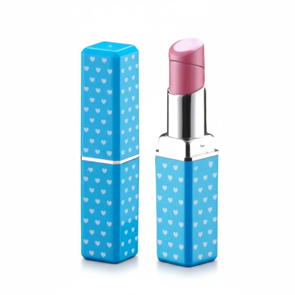 NIVEK Lipstick Lighter Kitty KT Cat Kawaii Kulomi Melody Bunny Rabbit Collectable (Blue Hearts)