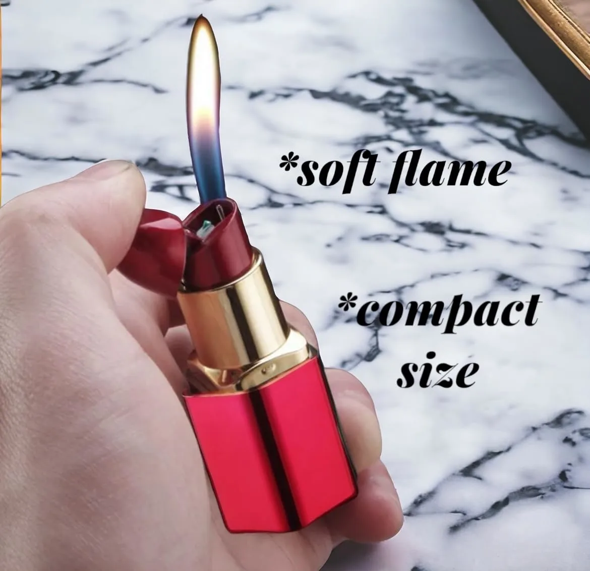 NIVEK Lipstick Lighter Kitty KT Cat Kawaii Kulomi Melody Bunny Rabbit Collectable (Classic Red)