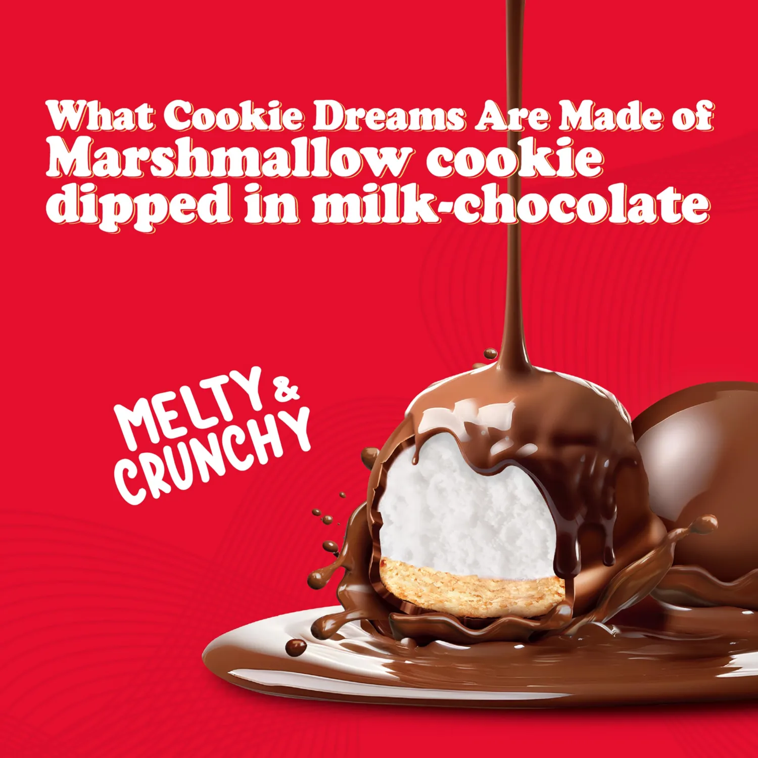 Colombina Christmas Chocolate-covered Marshmallow Cookies, 3.2 oz (Pack of 1)
