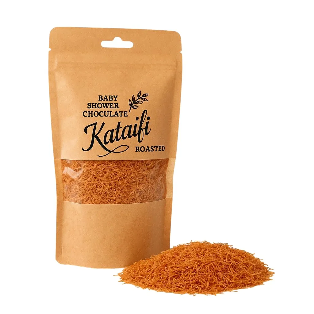 Roasted Kataifi Shredded Filo Dough for Dubai Chocolate Bar – Toasted Kadayif Kunafa Pastry, Crunchy Wire Shredded Wheat Phyllo (3.5oz | 100g)