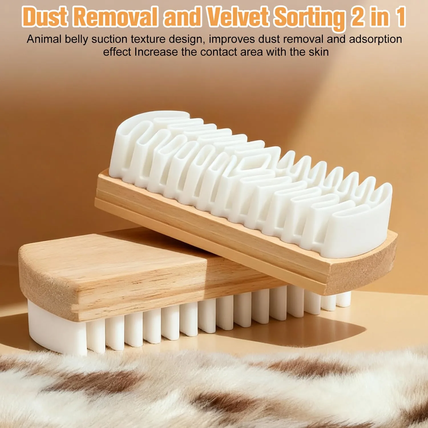 2 Pcs Suede Shoe Brush and Eraser, 2025 New Suede Brush and Eraser with Soft Bristle Brush,Soft Suede Shoe Brush Cleaner for Shoes, Bags, Jacket, Purse, Sofa with Wooden Handle