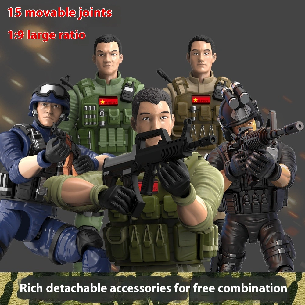 Hands And Feet Movable Bag Military Veterans Special Police Model