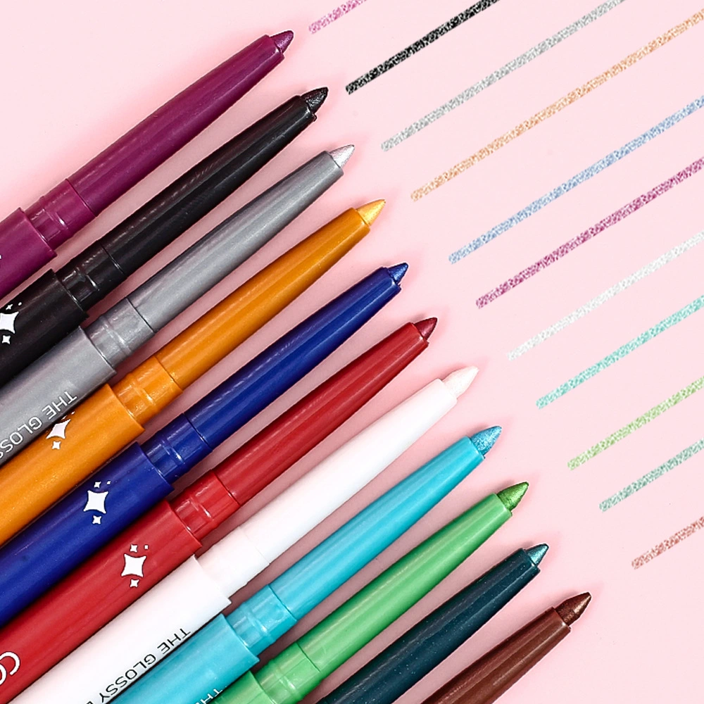 12-color Pearlescent Eyeliner Metallic