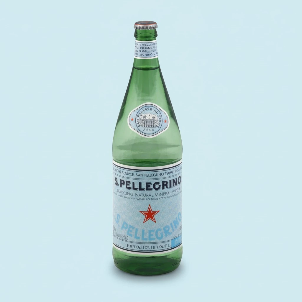San Pellegrino, Water Sparkling Mineral, 33.8 Fl Oz