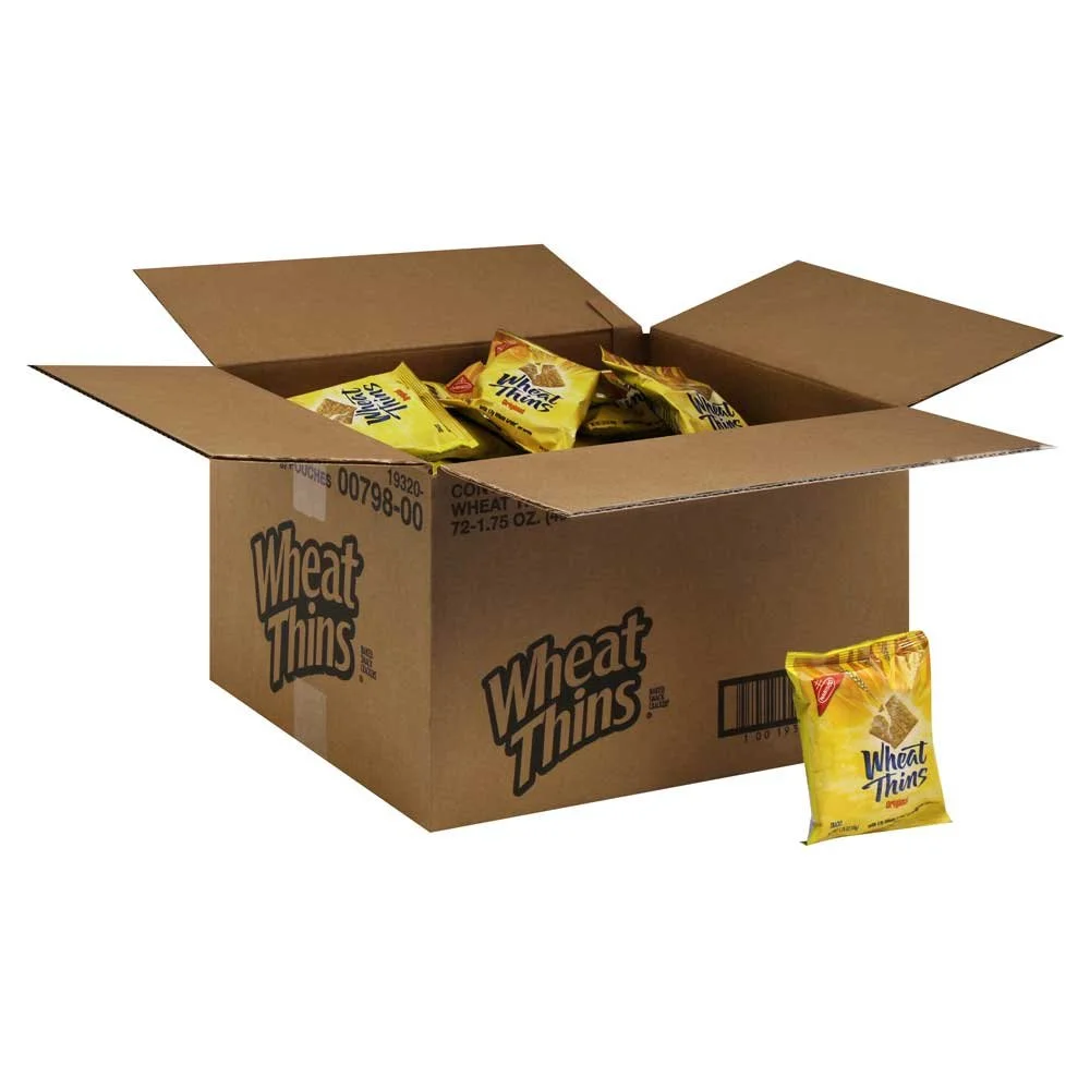 Wheat Thins Cracker - 1.75 oz. bag, 72 per case