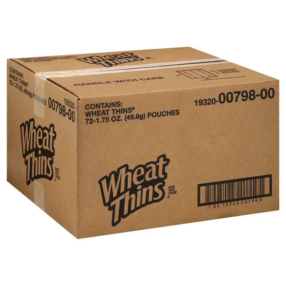 Wheat Thins Cracker - 1.75 oz. bag, 72 per case