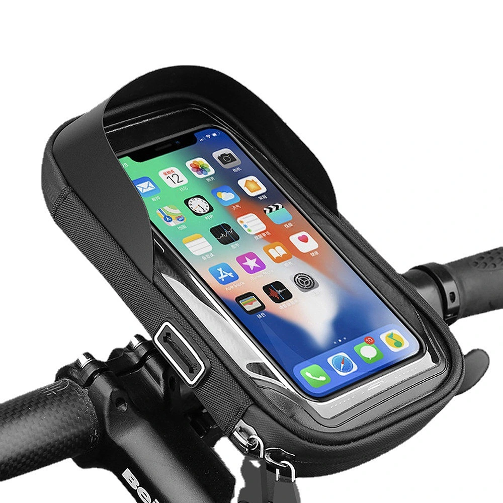 Bicycle Mobile Phone Stand Waterproof Touch Screen Bag Electric Car Motorcycle Cycling Fitting