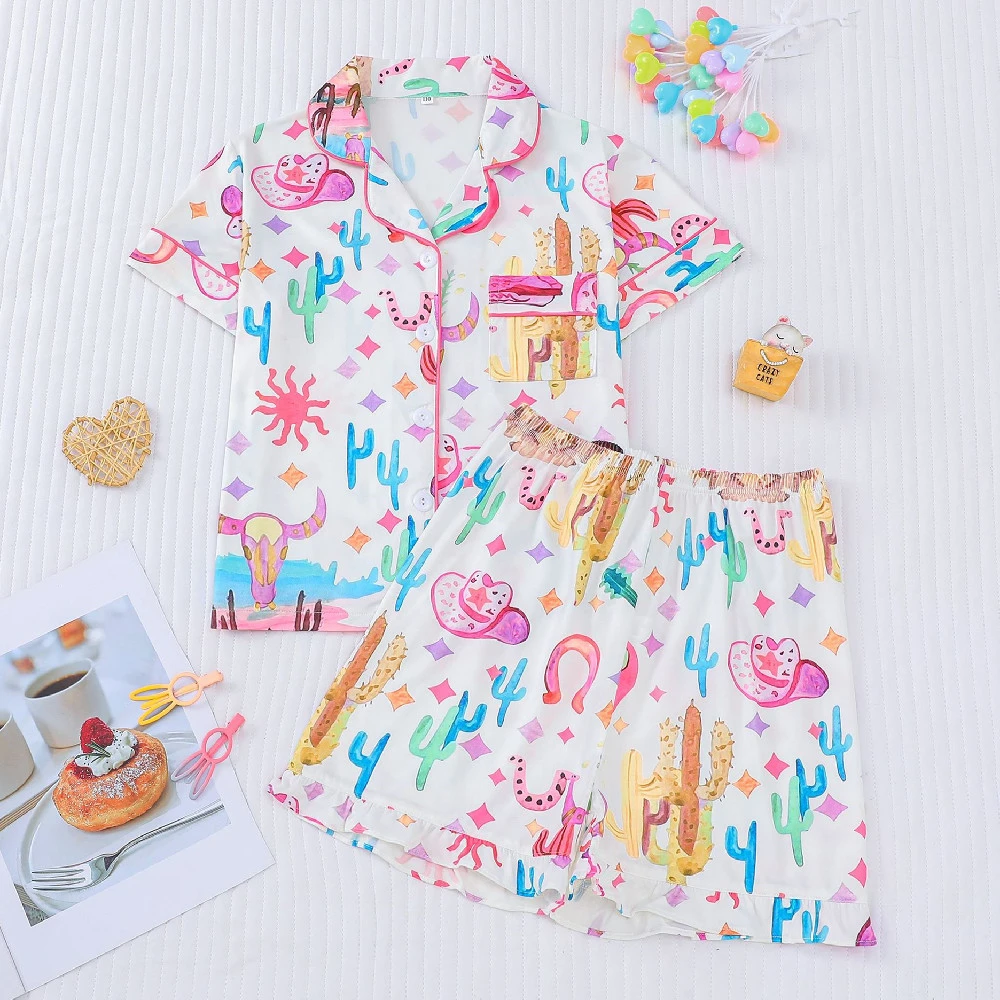 Women's Fashionable Elegant Cardigan Pajamas Suit