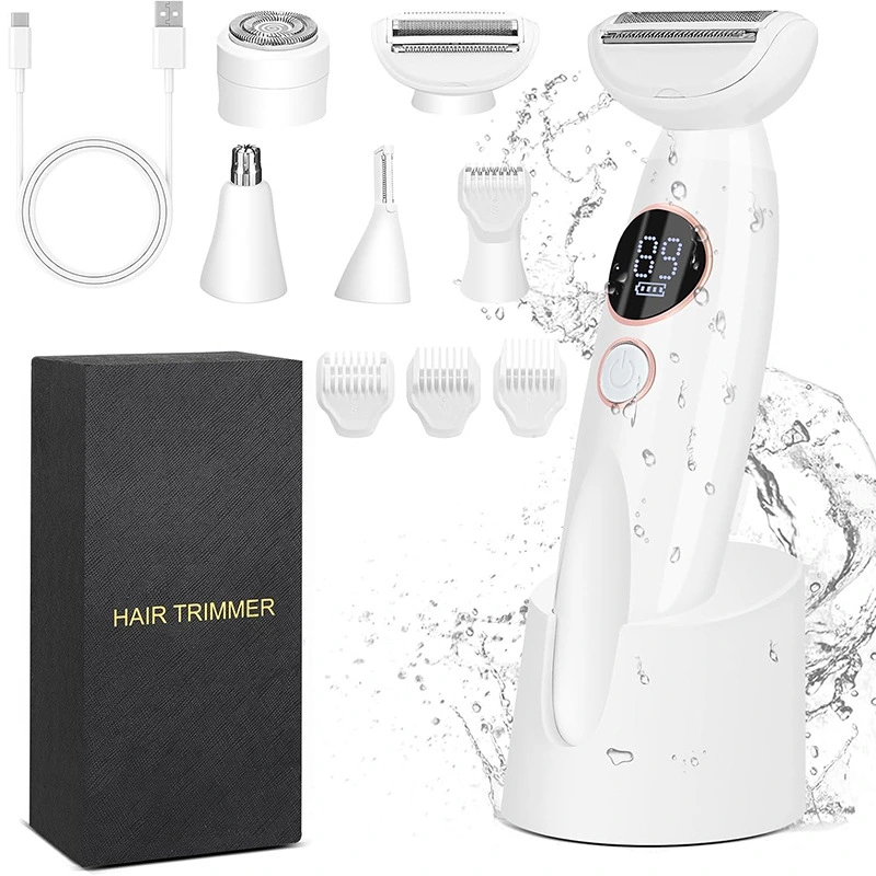 Multifunctional 5-in-1 Women's Shaver Full Body Waterproof
