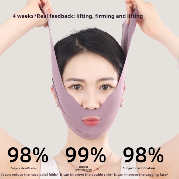 Improve French Pattern Lifting Full Face Shaping V Face Lifting Bandage Plastic Face Mask