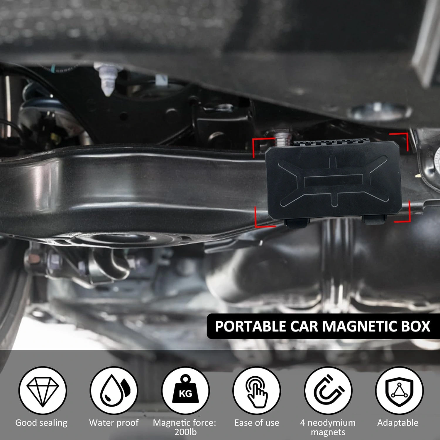 Car Undershadow Tibetan Magnetic Suction Storage Box