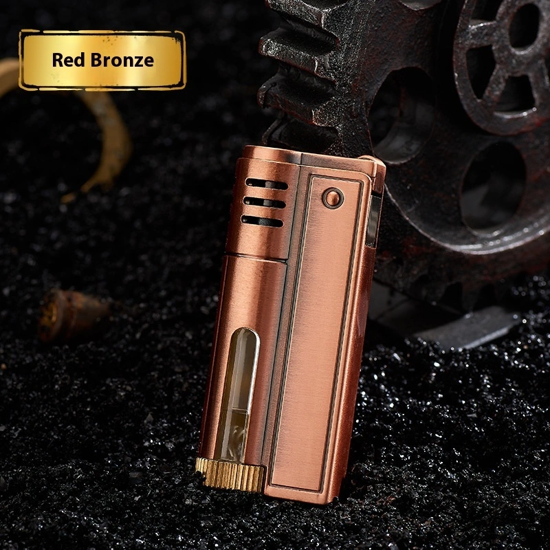 Metal Knurling Body Grinding Wheel Lighter