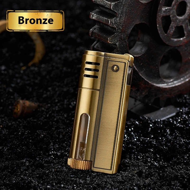 Metal Knurling Body Grinding Wheel Lighter