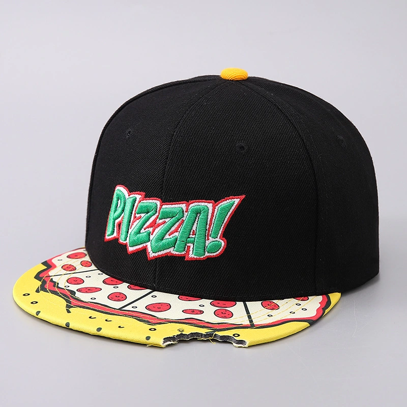 Flat Brim Missing Corner Snack Baseball Cap Personality Male And Female Adult Sun-proof Sports Hat