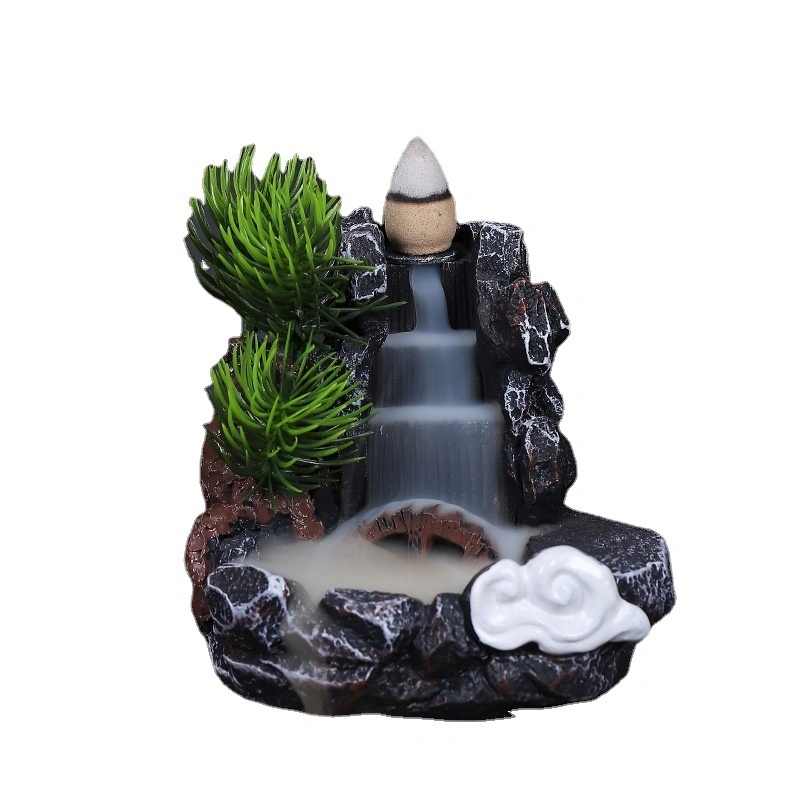 Backflow Incense Burner Resin Ceramic Creative Decoration Home Incense Burner Zen