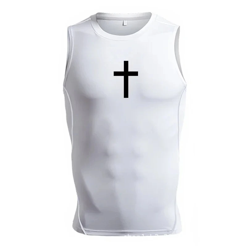 Fashion Men's Summer Breathable Training Sports Vest