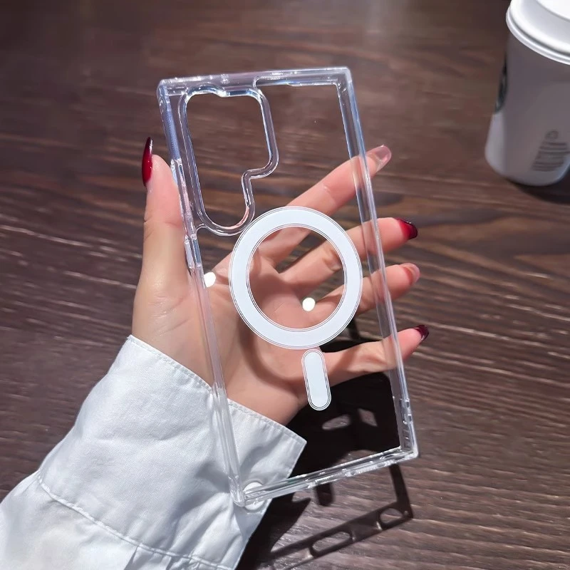 Transparent Magnetic S24plus Acrylic Drop-resistant A36 Protective Case