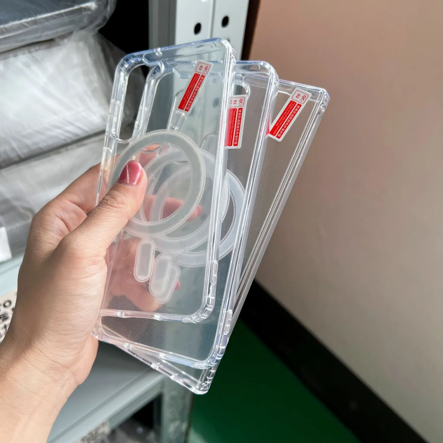 Transparent Magnetic S24plus Acrylic Drop-resistant A36 Protective Case