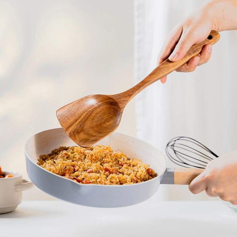 Acacia Mangium Cooking Spoon And Shovel Suit Long Handle Cooking