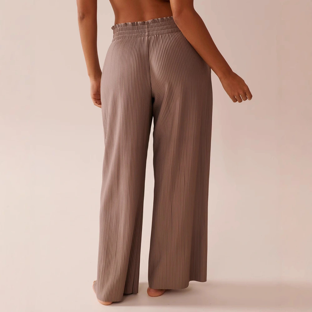 Women's Wide-leg Mid-waist Elastic Fashion