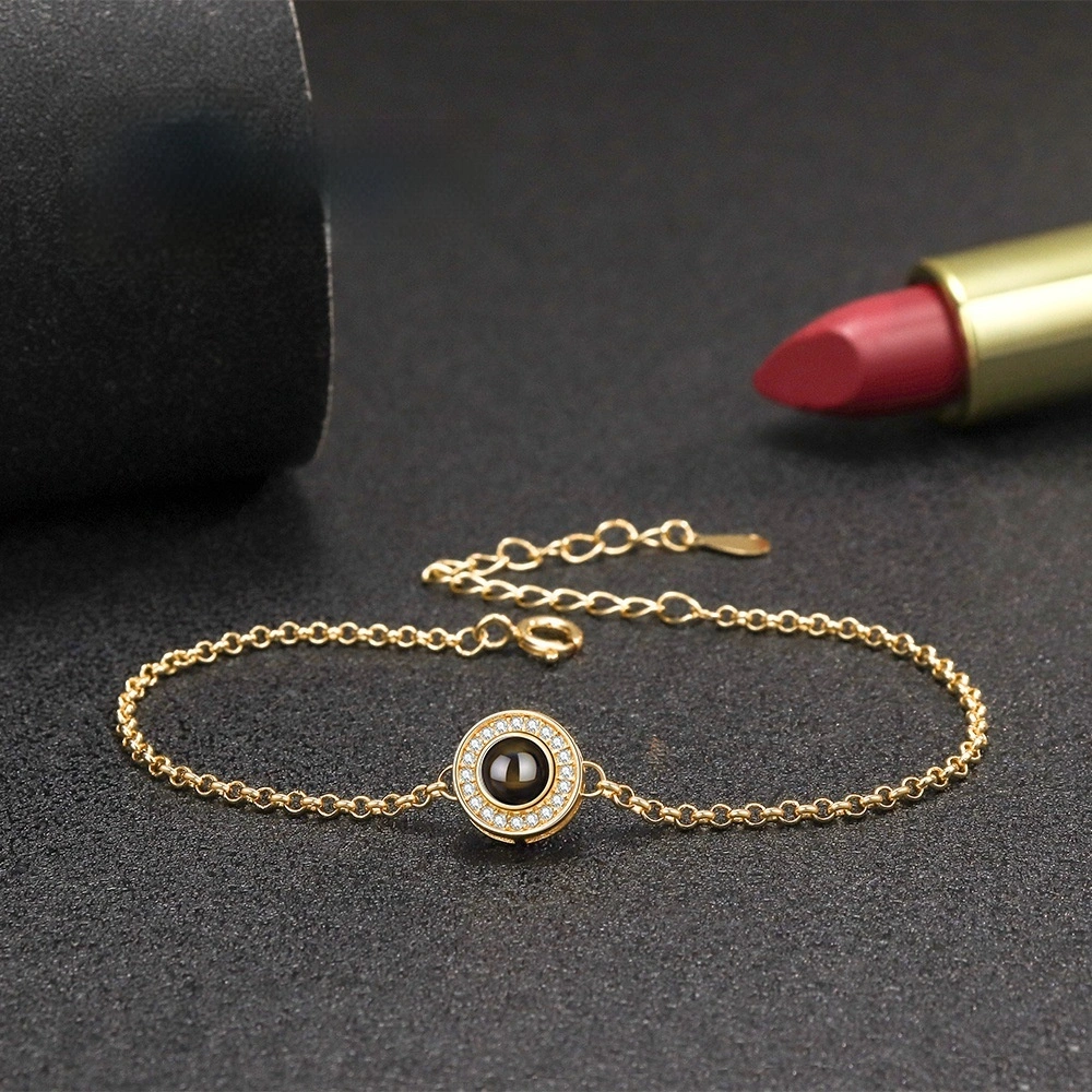 S925 Sterling Silver Disc Simple Design Bracelet