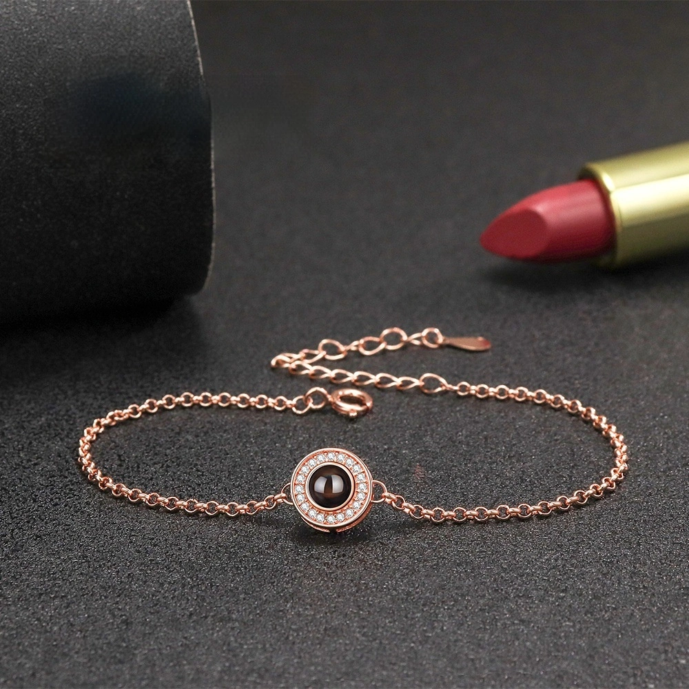 S925 Sterling Silver Disc Simple Design Bracelet
