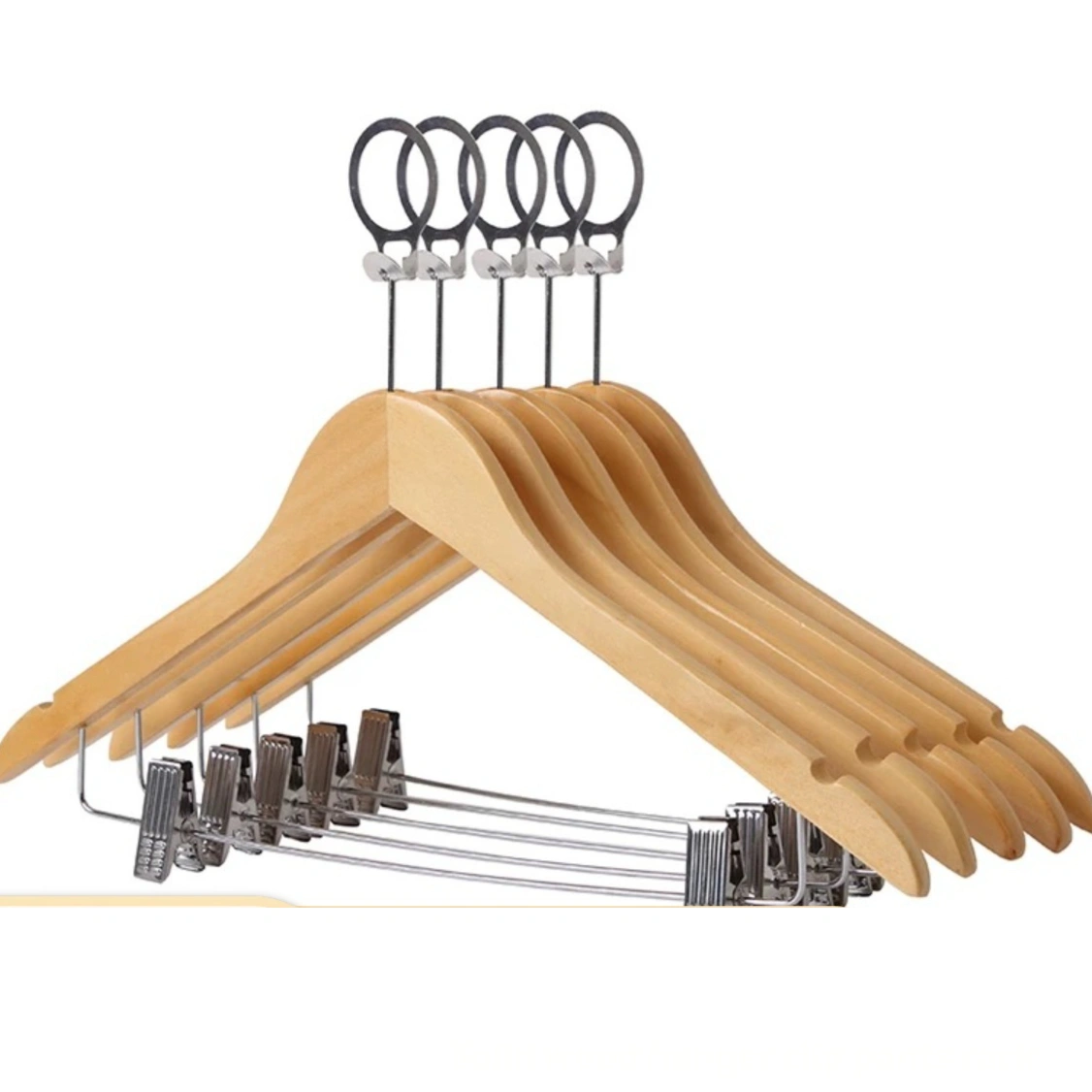 Wooden Clothes Hanger Display Plus-sized Drying
