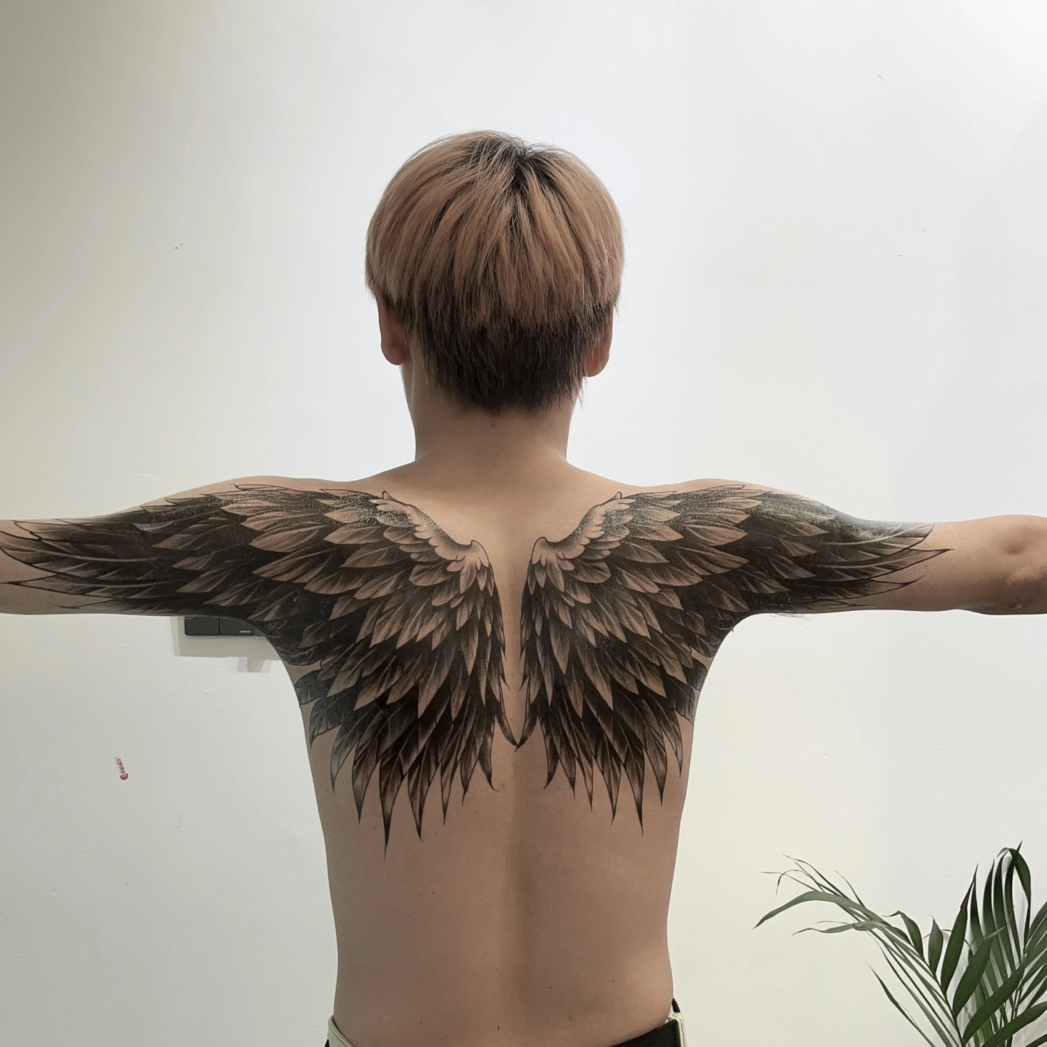 Wings Tattoo Sticker Waterproof And Hard-wearing Lasting 3-7 Days Simulation Back