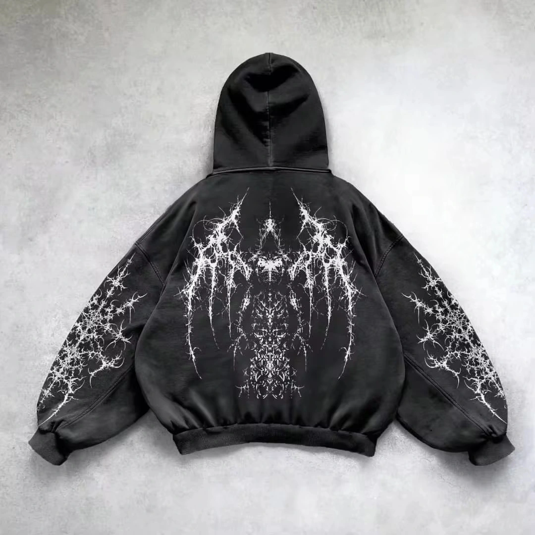 Printed Casual Hoodie American Sweater