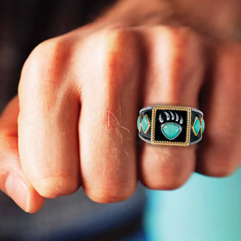 Legend Of Bear Claw Man's Ring Viking Warrior