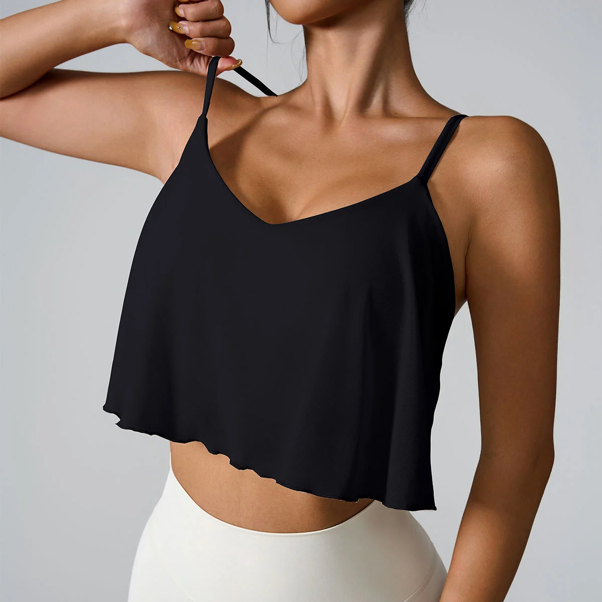 Lightweight Sports Sling Women's Mesh Quick-drying Yoga Bra With Chest Pad