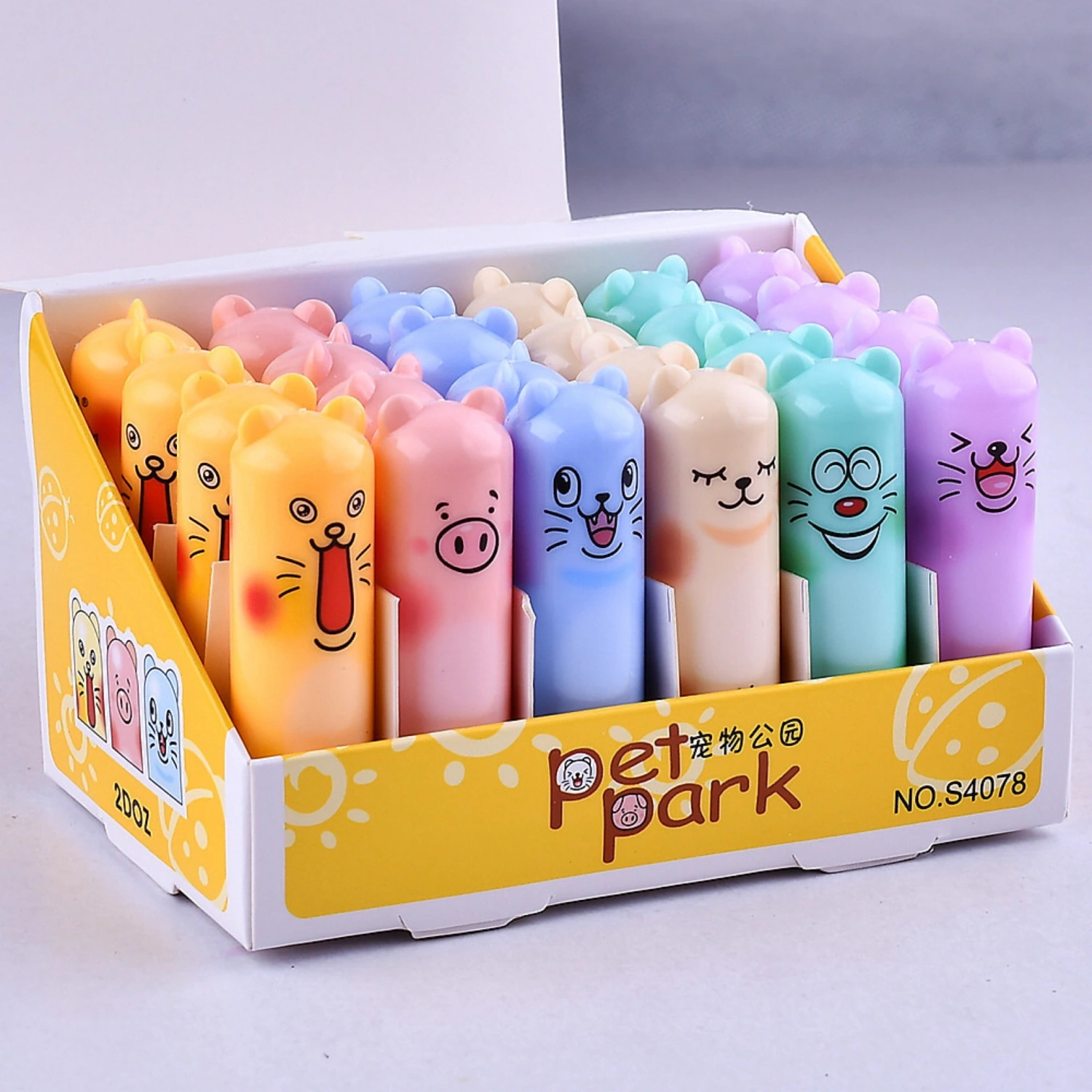 Autumn And Winter Cute Bear Colorless Lip Balm