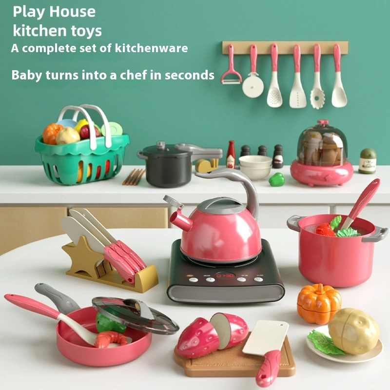 Children Play House Kitchen Toy Rice Cooker Suit