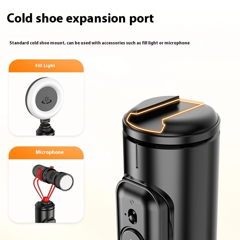 Mobile Phone Bluetooth Selfie Stick Integrated Hidden Multifunctional Tripod Stand For Live Streaming