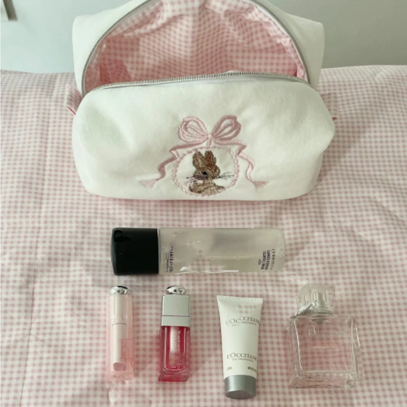 Cute Cartoon Little Bunny Cosmetic Bag Girl