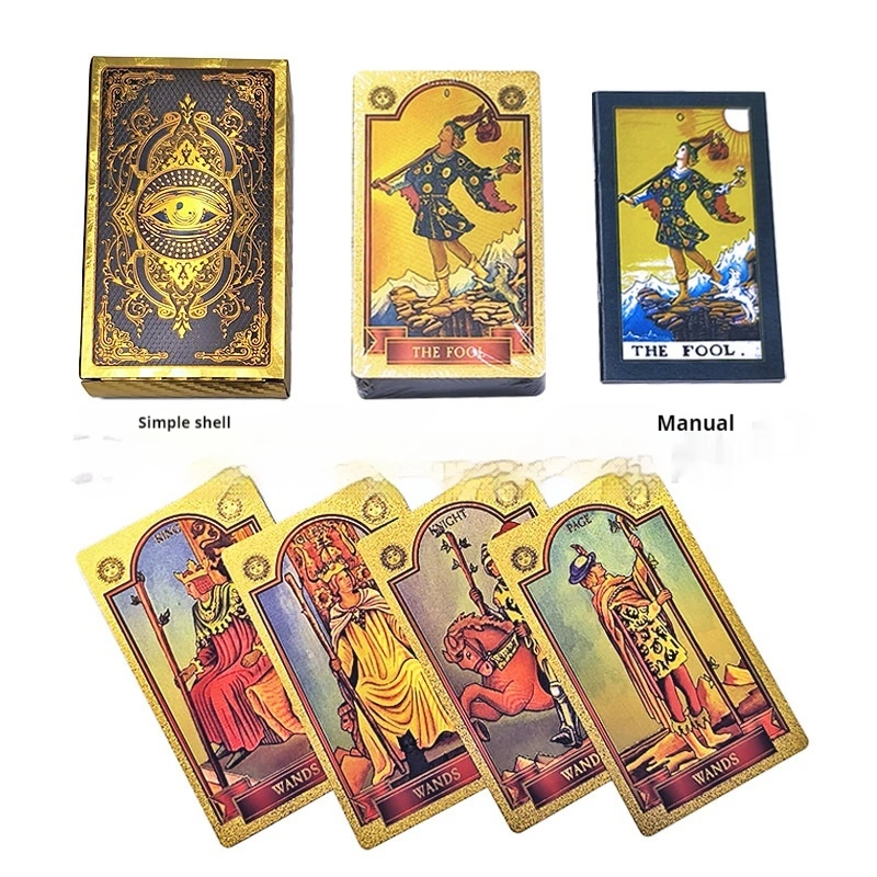 Gift Box Plastic Gold Foil Waite Tarot