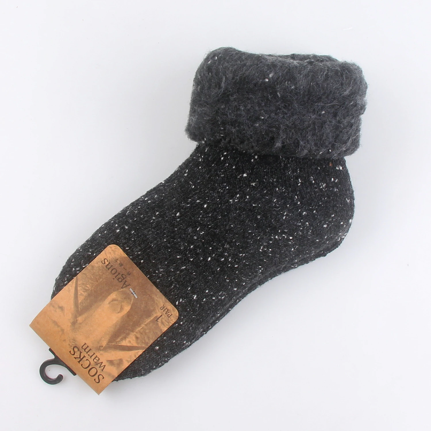 Winter Thick Wool Lined Warm Stockings