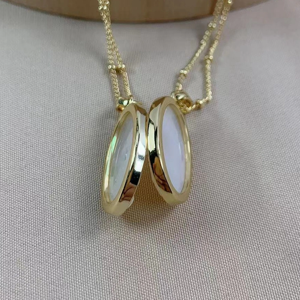 Shell Virgin Guadalupe Necklace Female European And American
