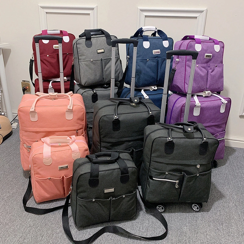 Short-distance Travel Mother Luggage Universal Wheel Boarding Trolley Bag