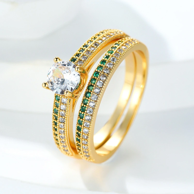 European And American Fashion Engagement Banquet Ring