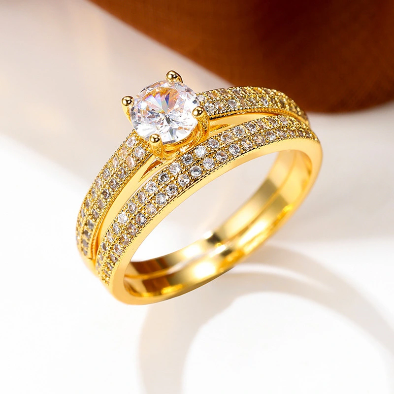 European And American Fashion Engagement Banquet Ring